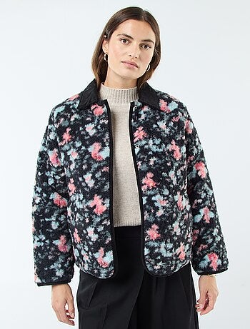 Cazadora acolchada cálida reversible