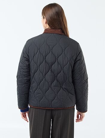 Cazadora acolchada cálida reversible