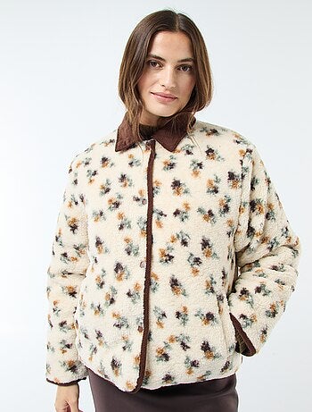 Cazadora acolchada cálida reversible