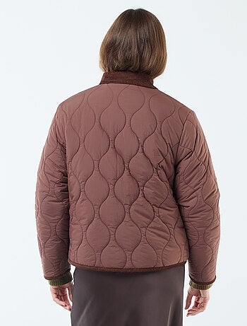 Cazadora acolchada cálida reversible