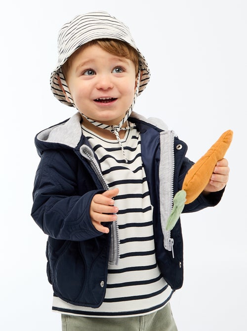 Cazadora acolchada con capucha - Kiabi