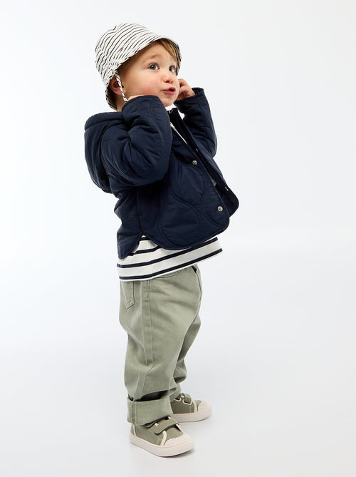 Cazadora acolchada con capucha - Kiabi