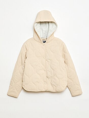 Cazadora acolchada con capucha