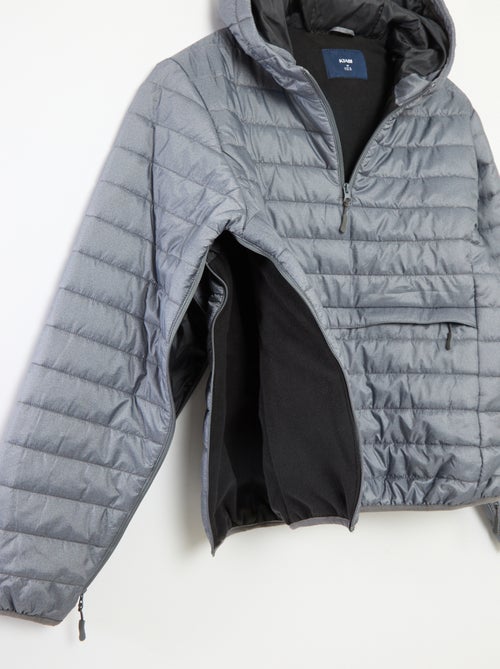 Cazadora acolchada con capucha - Kiabi