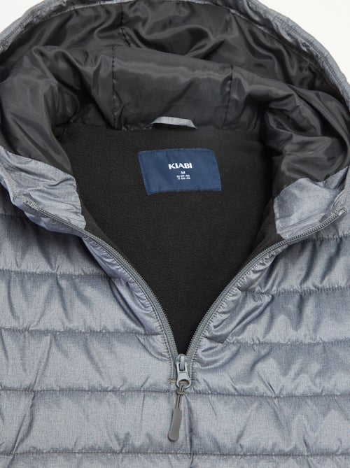 Cazadora acolchada con capucha - Kiabi