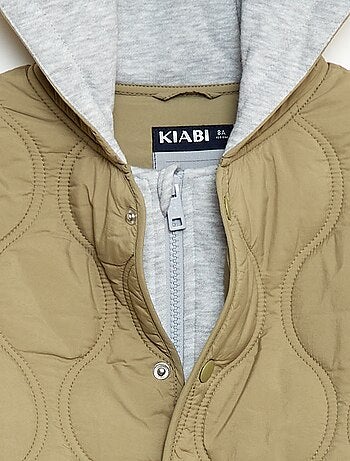 Cazadora acolchada con capucha