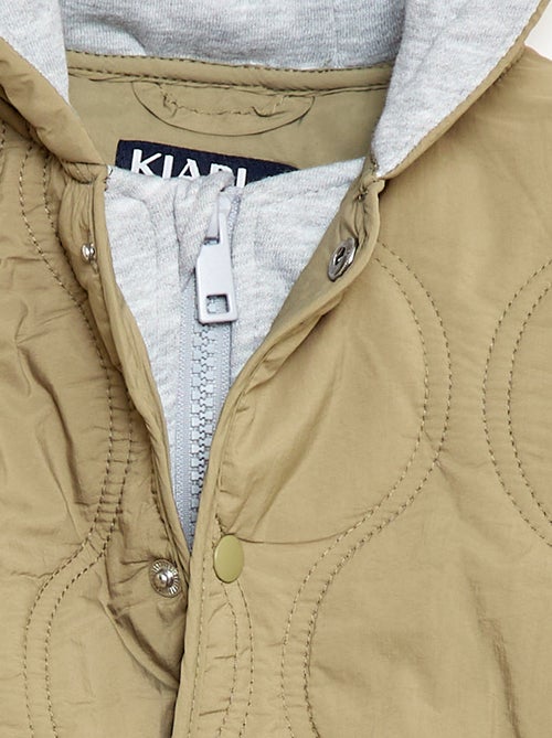 Cazadora acolchada con capucha - Kiabi