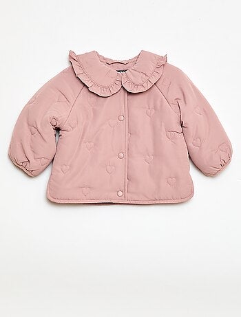 Cazadora acolchada con corazones