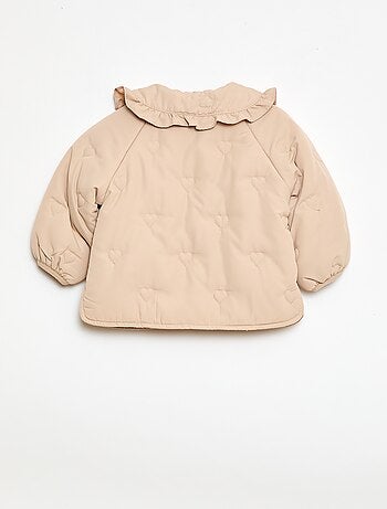 Cazadora acolchada con corazones