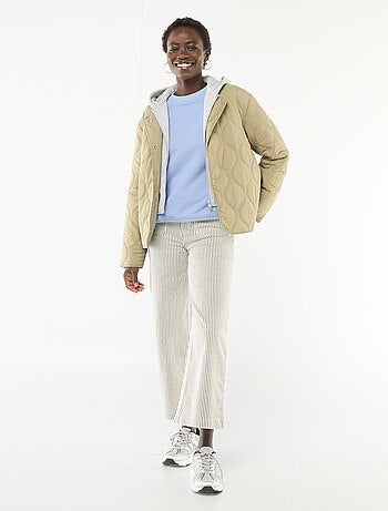 Cazadora acolchada con pechera extraíble