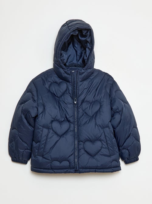 Cazadora acolchada hidrófuga 'corazón' - Kiabi