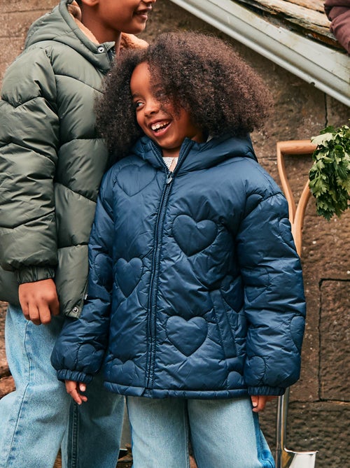 Cazadora acolchada hidrófuga 'corazón' - Kiabi