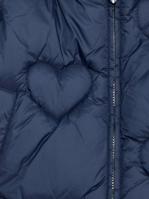 Cazadora acolchada hidrófuga 'corazón' - Kiabi