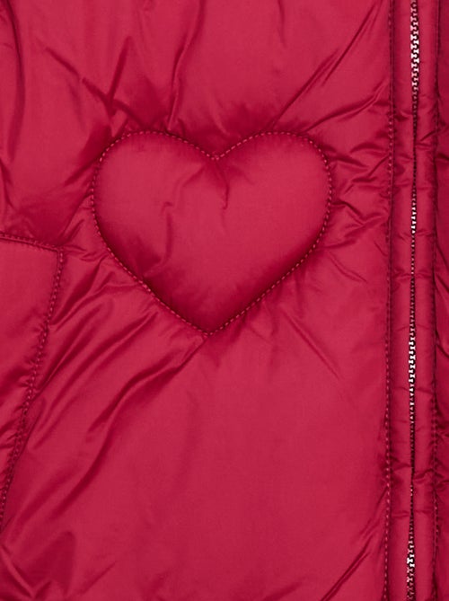 Cazadora acolchada hidrófuga 'corazón' - Kiabi