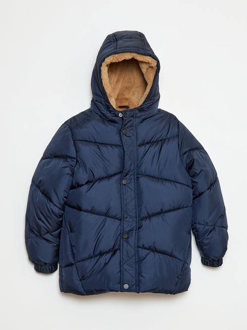 Cazadora acolchada impermeable con capucha - Kiabi