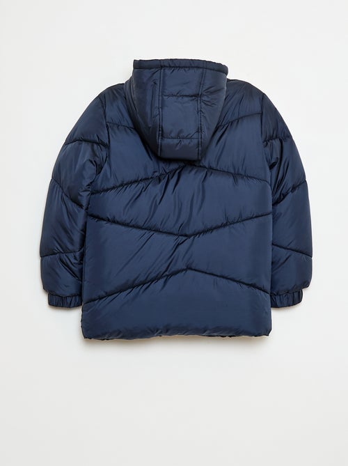 Cazadora acolchada impermeable con capucha - Kiabi