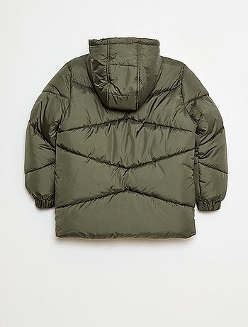 Cazadora acolchada impermeable con capucha