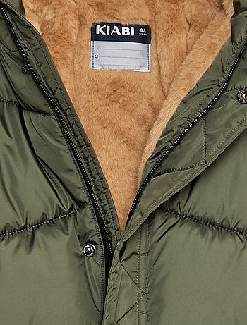 Cazadora acolchada impermeable con capucha