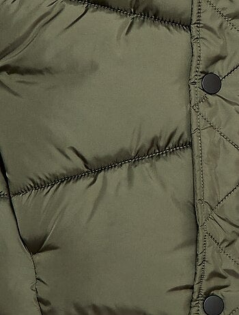 Cazadora acolchada impermeable con capucha
