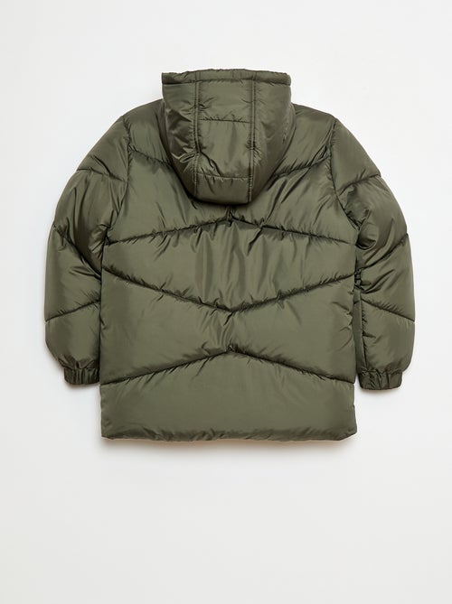 Cazadora acolchada impermeable con capucha - Kiabi