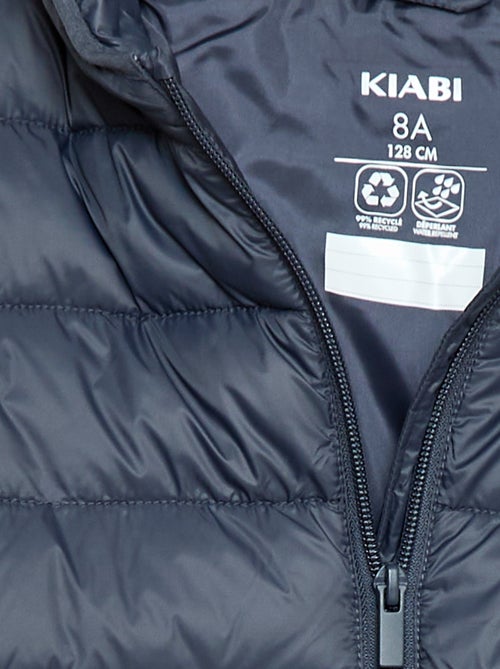 Cazadora acolchada ligera con capucha - Kiabi