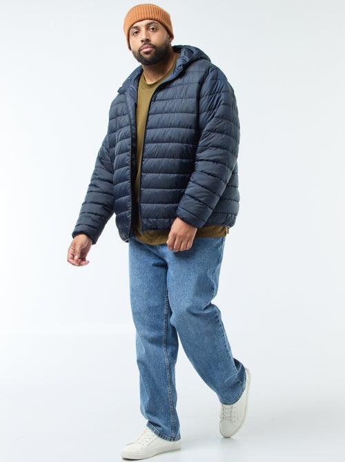 Cazadora acolchada ligera con capucha - Kiabi