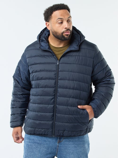 Cazadora acolchada ligera con capucha - Kiabi