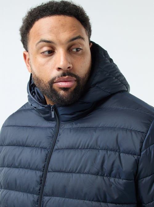 Cazadora acolchada ligera con capucha - Kiabi