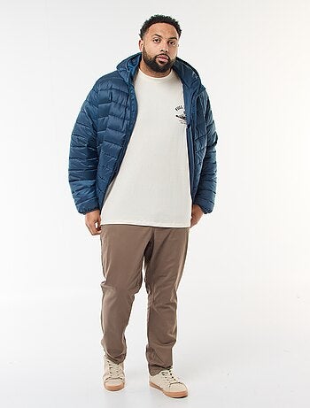 Cazadora acolchada ligera con capucha