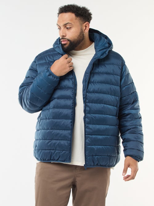 Cazadora acolchada ligera con capucha - Kiabi