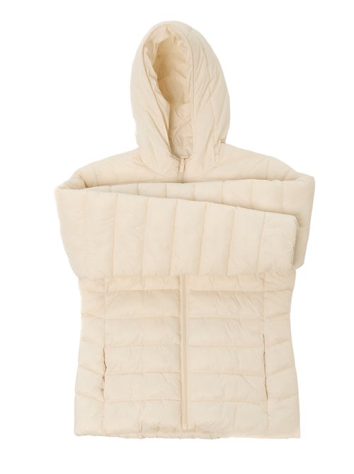 Cazadora acolchada ligera con capucha lisa - Kiabi