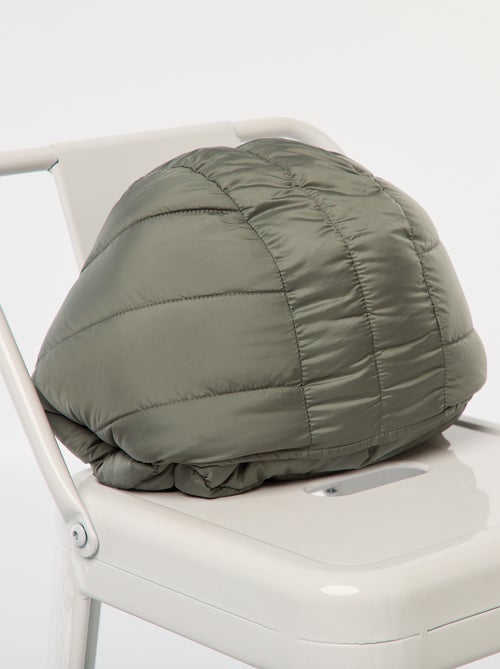 Cazadora acolchada ligera con capucha lisa - Kiabi