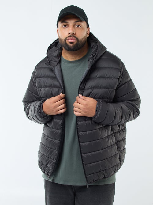 Cazadora acolchada ligera con capucha - Kiabi