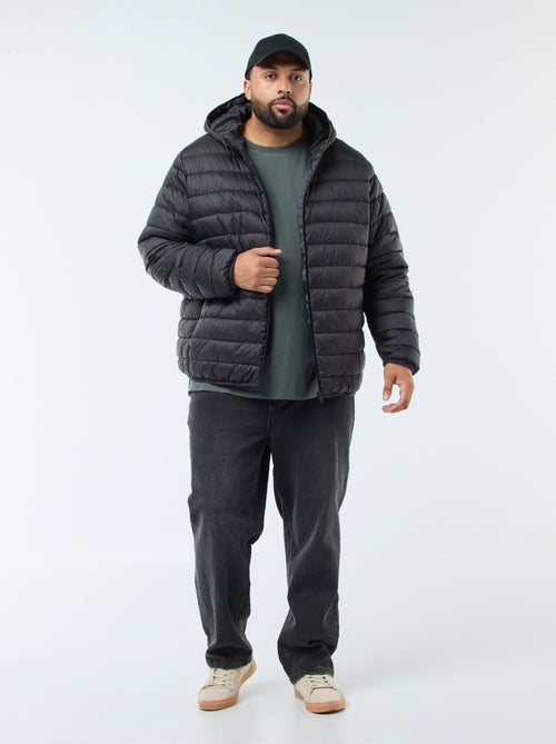 Cazadora acolchada ligera con capucha - Kiabi