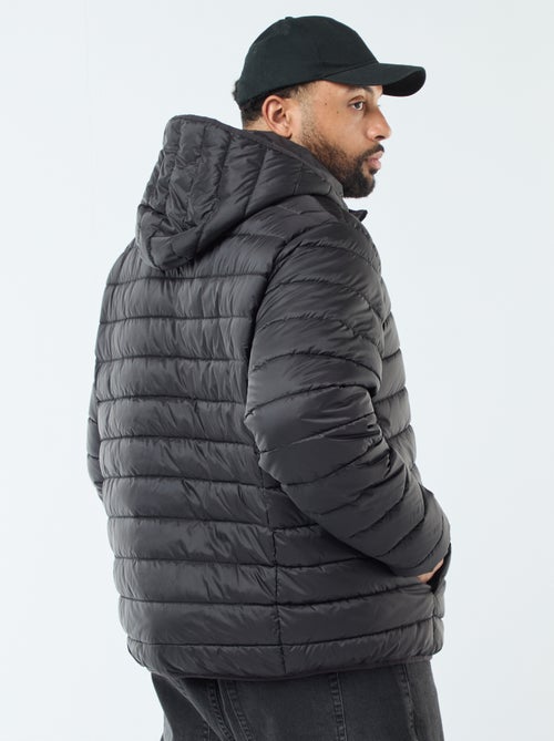 Cazadora acolchada ligera con capucha - Kiabi