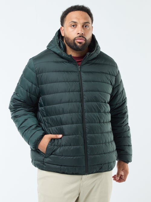 Cazadora acolchada ligera con capucha - Kiabi