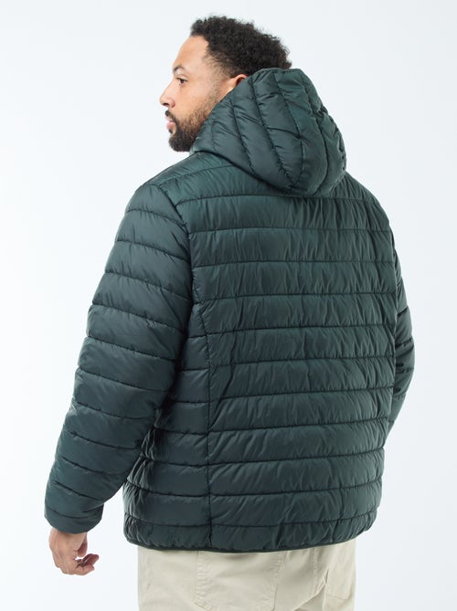 Cazadora acolchada ligera con capucha - Kiabi