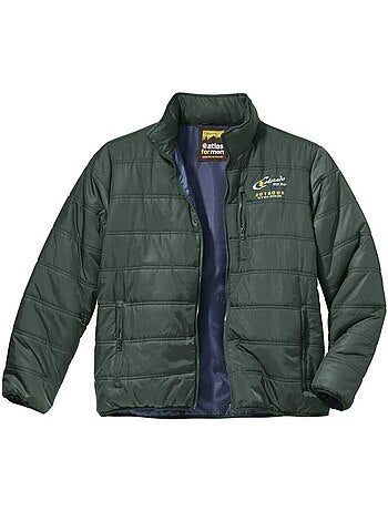 Cazadora acolchada outdoor multibolsillos de poliéster