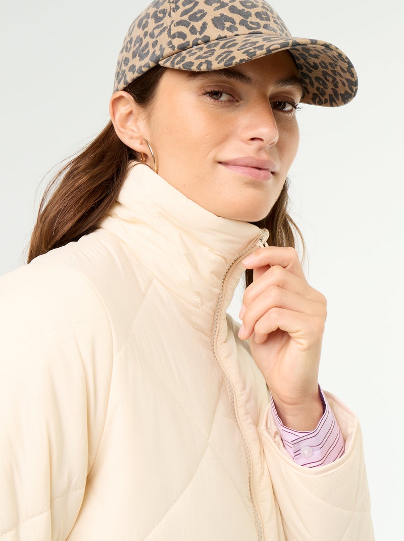 Cazadora acolchada y repelente al agua Beige - Kiabi
