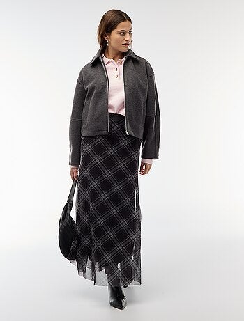 Cazadora americana imitación lana