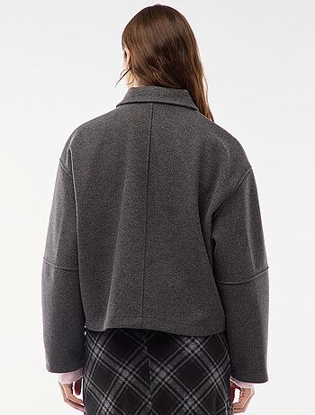 Cazadora americana imitación lana