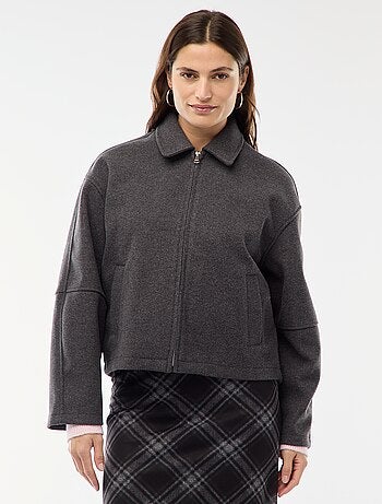 Cazadora americana imitación lana