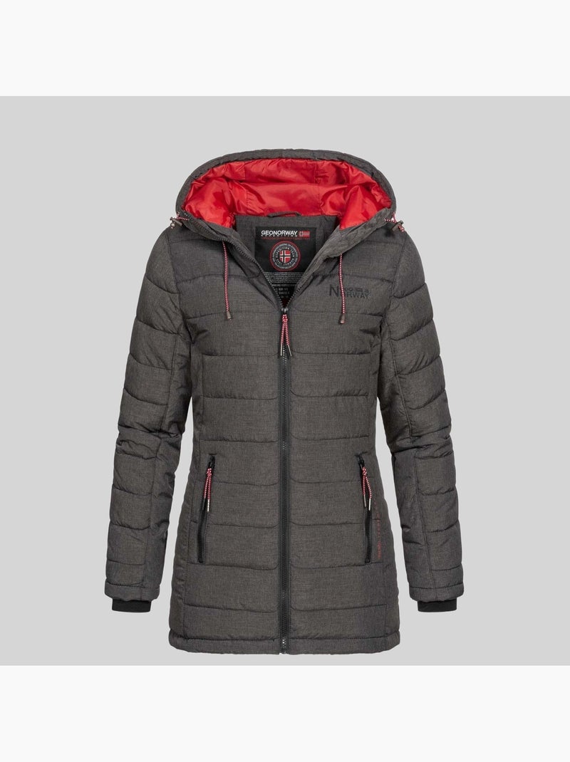 Cazadora astana – geographical norway Gris antracita - Kiabi