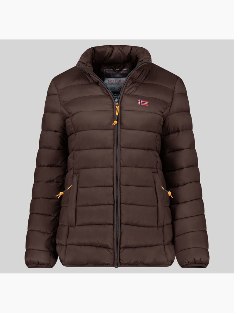 Cazadora atikolor basic – geographical norway Marrón oscuro - Kiabi