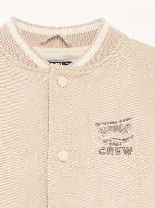 Cazadora aviador de algodón - Kiabi