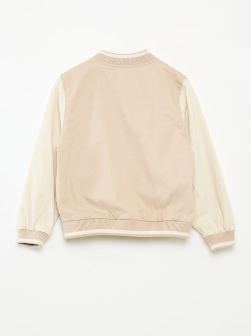 Cazadora aviador de algodón - Kiabi