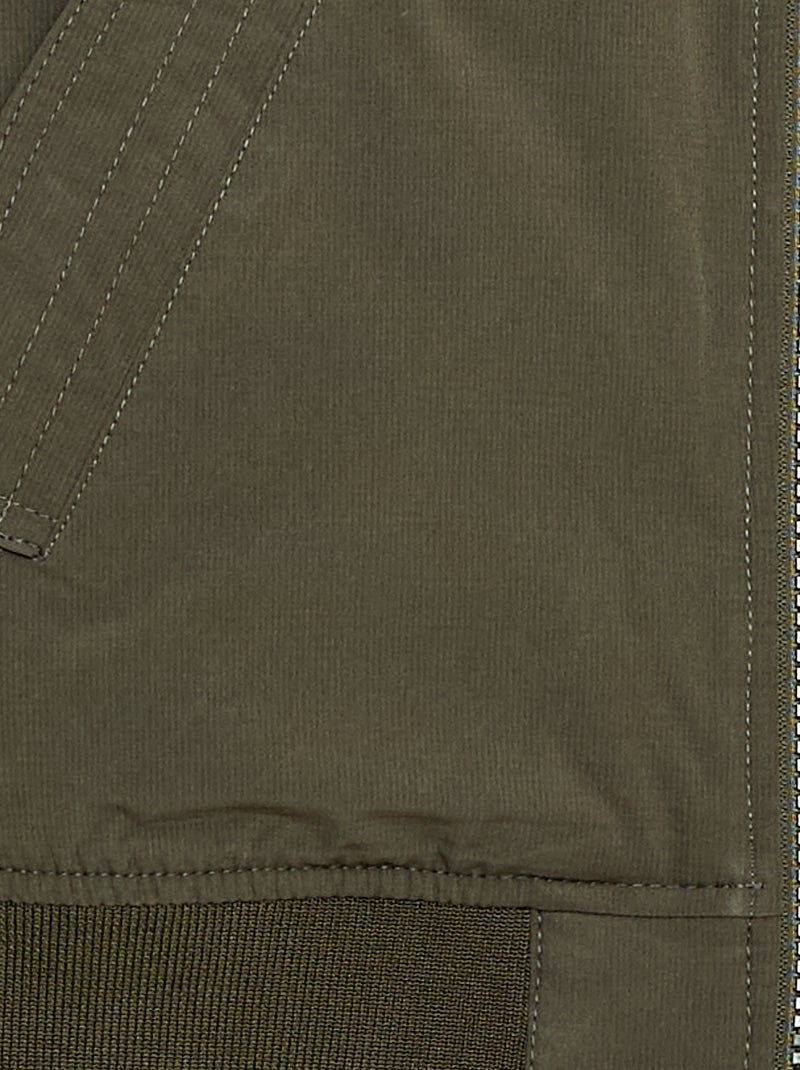 Cazadora aviador Kaki - Kiabi