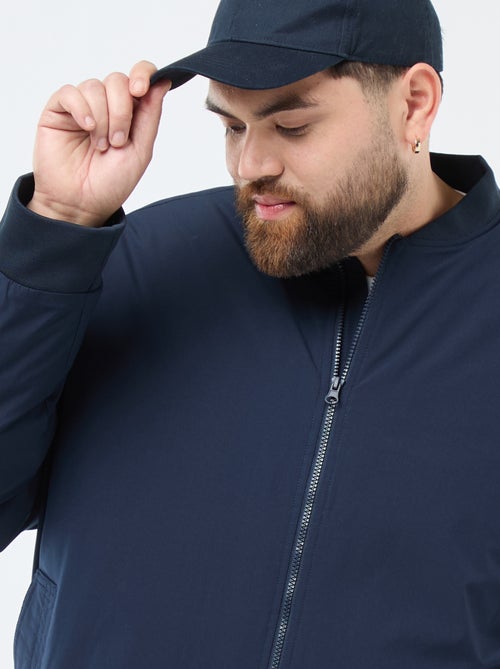 Cazadora aviador lisa repelente al agua - Kiabi