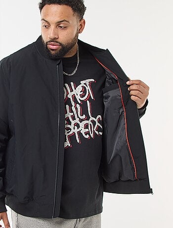 Cazadora aviador lisa repelente al agua