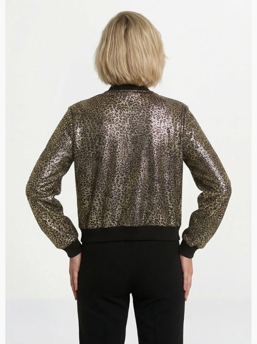 Cazadora bomber con estampado metálico - AFIBEL - Kiabi